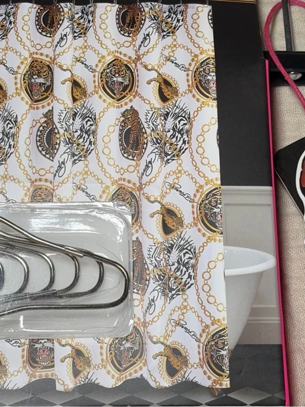 Ed Hardy Shower curtain set
